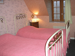 La chambre rose...